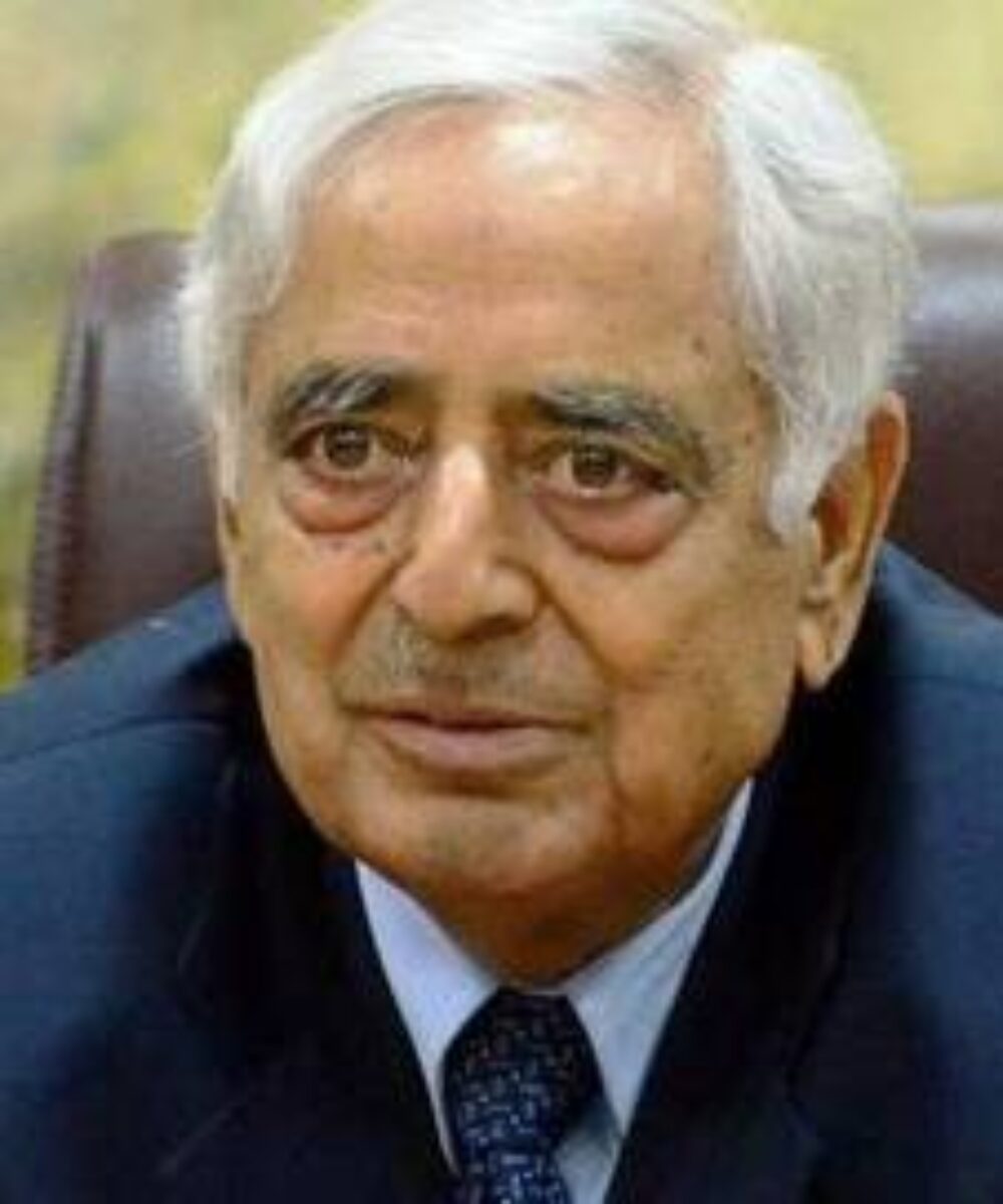 Mufti Will Be Remembered As Great Visionary Of Modern J&K!